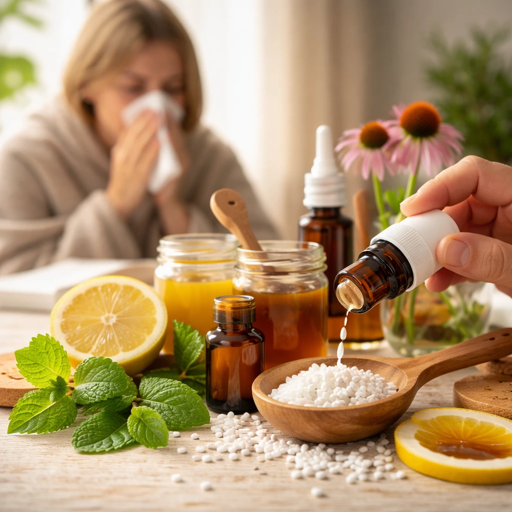 Remedios homeopáticos naturales para resfriados y alergias