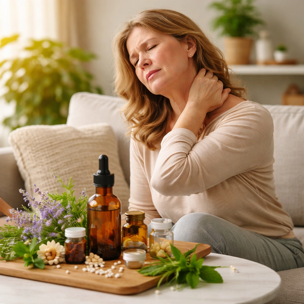 Tratamiento homeopático para la fibromialgia en mujer con dolor crónico