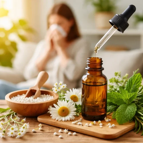 Homeopatía para alergias con remedios naturales y plantas medicinales