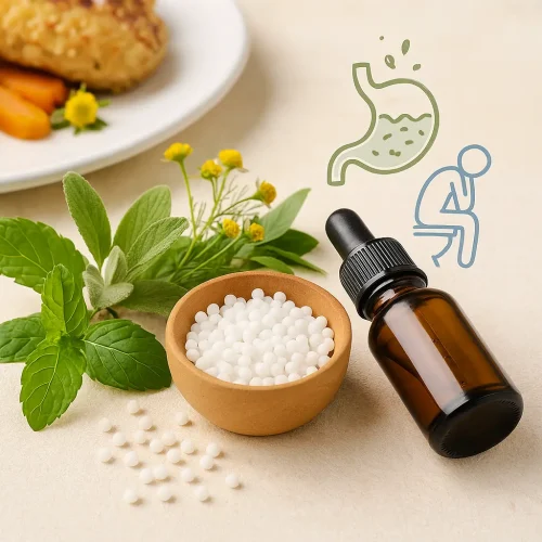 Remedios naturales homeopáticos para tratar malestares digestivos
