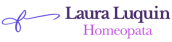 logotipo oficial laura luquin - homeapata